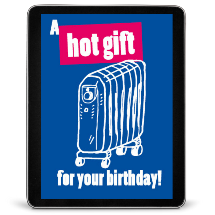 Hot gift birthday e-card
